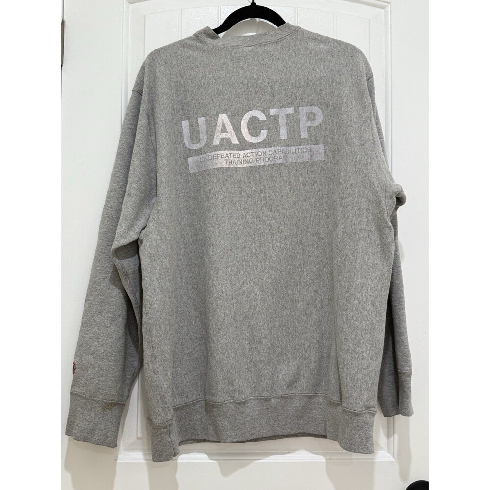 Undefeated UACTP Crewneck Sweater Grey Streetwear Size XL